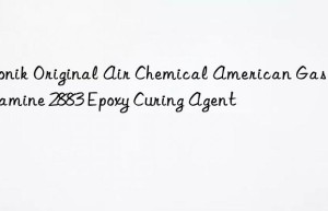 Original Air Chemical American Gas Ancamine 2883 Epoxy Curing Agent