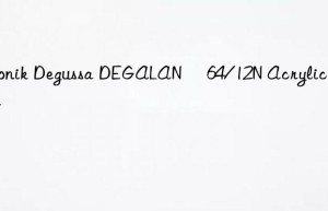 Degussa DEGALAN® 64/12N Acrylic Resin