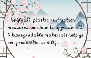The global  plastic restriction  measures continue to upgrade  eSUN biodegradable materials help green production and life