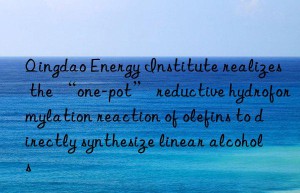 Qingdao Energy Institute realizes the “one-pot” reductive hydroformylation reaction of olefins to directly synthesize linear alcohols