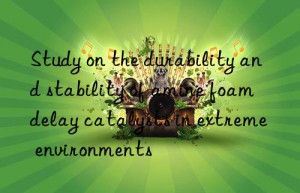 Study on the durability and stability of amine foam delay catalysts in extreme environments