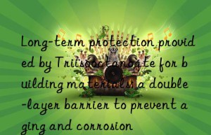 Long-term protection provided by Triisooctanoate for building materials: a double-layer barrier to prevent aging and corrosion