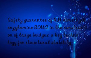 Safety guarantee of N,N-dimethylbenzylamine BDMA in the construction of large bridges: a key technology for structural stability