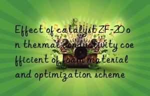 Effect of catalyst ZF-20 on thermal conductivity coefficient of foam material and optimization scheme