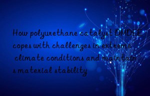 How polyurethane catalyst DMDEE copes with challenges in extreme climate conditions and maintains material stability