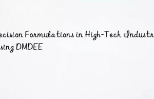 Precision Formulations in High-Tech Industries Using DMDEE