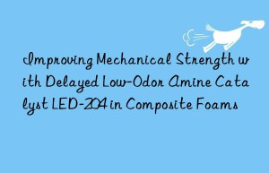 Improving Mechanical Strength with Delayed Low-Odor Amine Catalyst LED-204 in Composite Foams