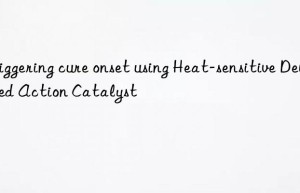 Triggering cure onset using Heat-sensitive Delayed Action Catalyst