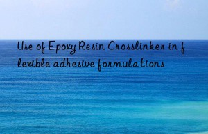 Use of Epoxy Resin Crosslinker in flexible adhesive formulations
