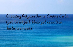 Choosing Polyurethane Amine Catalyst to adjust blow gel reaction balance needs