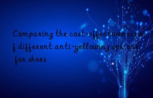 Comparing the cost-effectiveness of different anti-yellowing options for shoes