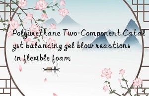 Polyurethane Two-Component Catalyst balancing gel blow reactions in flexible foam
