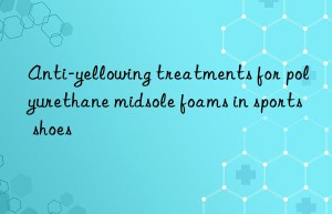 Anti-yellowing treatments for polyurethane midsole foams in sports shoes