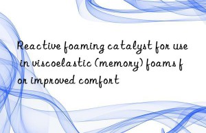 Reactive foaming catalyst for use in viscoelastic (memory) foams for improved comfort