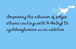 Improving the adhesion of polyurethane coatings with N-Methyl Dicyclohexylamine as an additive