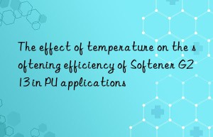The effect of temperature on the softening efficiency of Softener G213 in PU applications
