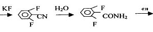 Reaction route 4 for the synthesis of 2,6-difluoroaniline