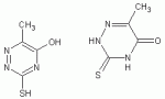 6-aza-2-thiothymine structural formula