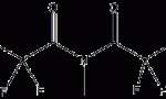 N-methylbis(trifluoroacetamide) structural formula