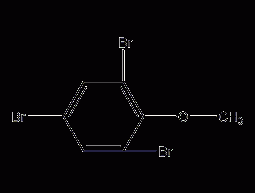 2,4,6-tribromoanisole structural formula