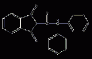 Diphenylindone structural formula