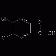 3,4-Dichlorobenzoic acid structural formula