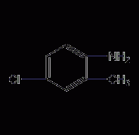 4-chloro-2-methylaniline structural formula