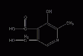 4-pyridoxic acid structural formula