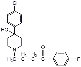 Haloperidol structural formula