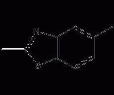 2,5-dimethylbenzothiazole structural formula